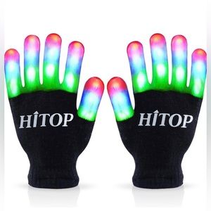LED Finger Light-up Gloves For Kids